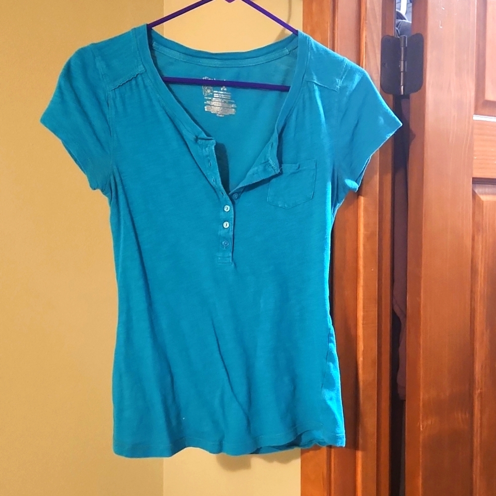 No boundaries, Teal Tee, medium